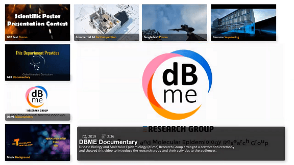 My Video Projects in a Nutshell.